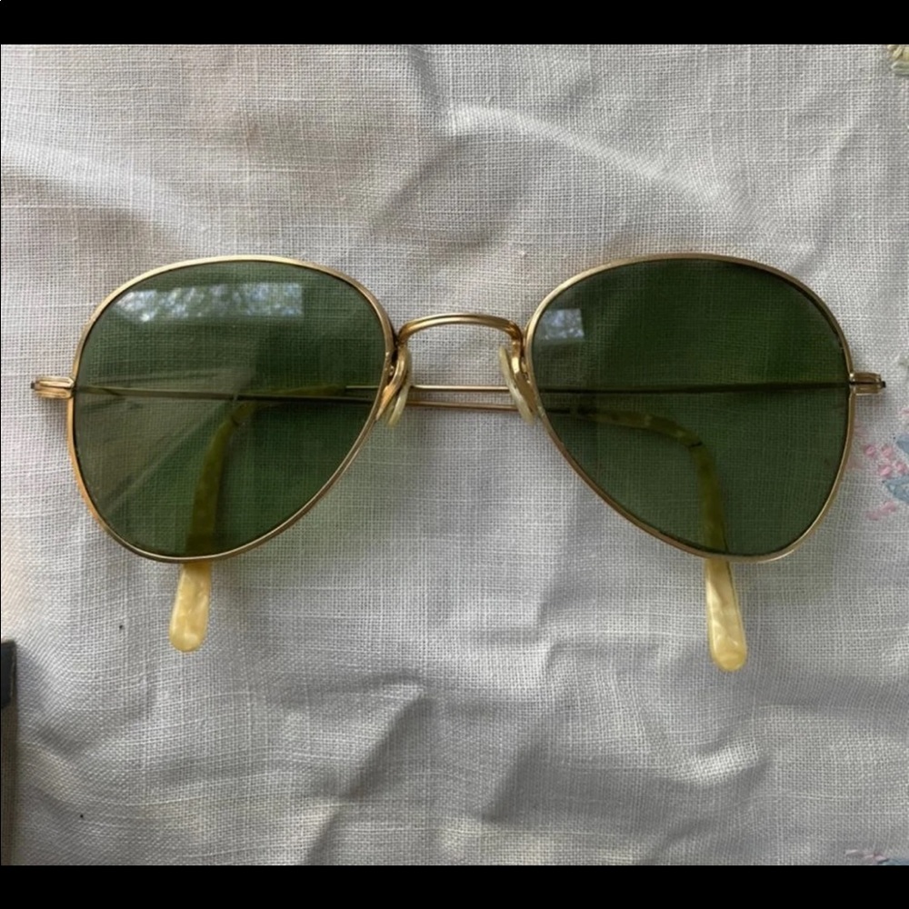 Vintage real glass sunglasses